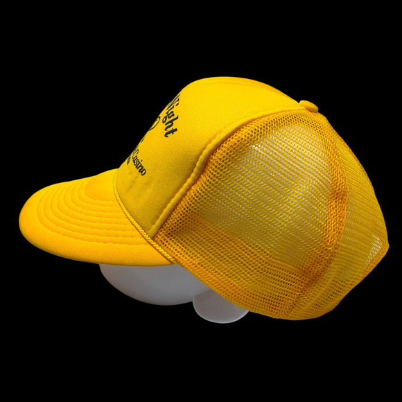 Vtg NEW Miners Night Red Lion Casino Nevada Snapback Mesh Trucker Rope Hat Cap B - Picture 5 of 7